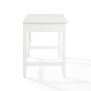 Crosley Furniture Campbell Writing Desk, White Finish