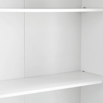 Crosley Furniture  Savannah Space Saver In White, 22-1/8'' W x 8-5/8'' D x 68-1/4'' H
