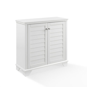 Crosley Furniture  Lydia Storage Cabinet In White, 31'' W x 11-7/8'' D x 30-3/8'' H