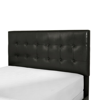 Crosley Furniture  Andover Full/Queen Headboard In Black, 64'' W x 3'' D x 50-3/4'' H