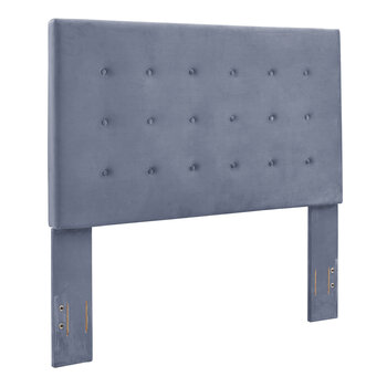 Crosley Furniture  Reston Upholstered Full/Queen Headboard In Cornflower, 64'' W x 4'' D x 58'' H