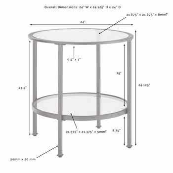 End Table Dimensions