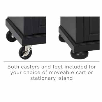 Black - Casters and Feet