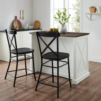 Kitchen Island with Camille Stools