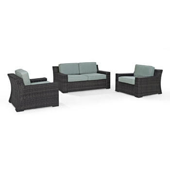 3pc. Loveseat & 2 Chairs, View 2