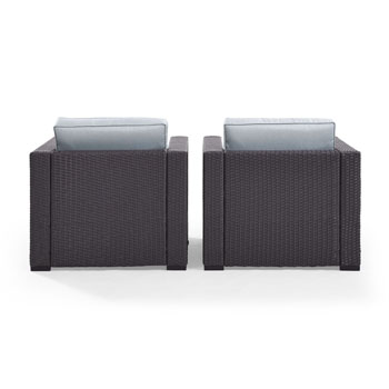 Set w/ Mist Cushions - 2 Chairs, View 3