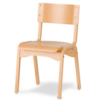 Cambridge - Carlo Stacking Chair w/ Wood Seat