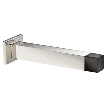 Cool Lines Vision Collection Stainless Steel Square Wall Door Stop in Satin Finish
