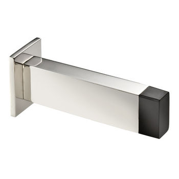 Cool Lines Vision Collection Stainless Steel Rectangle Wall Door Stop in Satin Finish