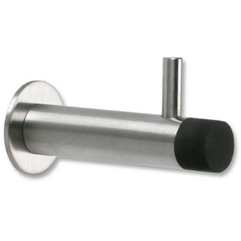 Cool-Line Stainless Steel Buffered Hat/Coat Hook, Satin