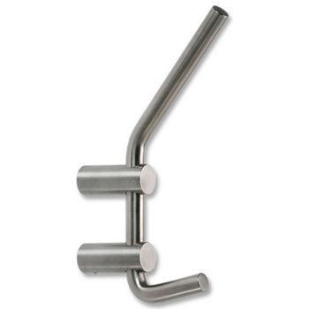 Cool-Line Satin or Polished Stainless Steel Hat/Coat Hook