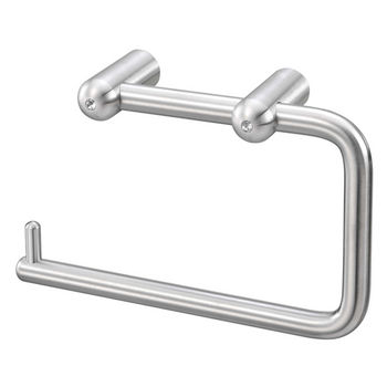 Cool Lines Cystal Steel Collection Stainless Steel Bathroom Toilet Paper Holder in Satin Finish