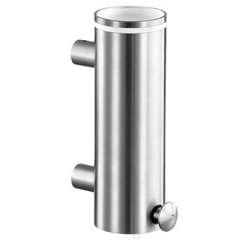 Cool Lines Cystal Steel Collection Stainless Steel Bathroom Wall Mounted Soap/Lotion Dispenser in Satin Finish
