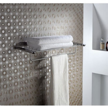 Dawn Sinks 9501 Series Double Bath Towel Shelf, 24"W x 8-7/10"D x 3-1/2"H