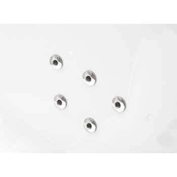EAGO AM152ETL-6 6 ft Clear Rectangular Acrylic Whirlpool Bathtub