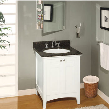 Empire Biltmore Solid Wood White Bathroom Vanity