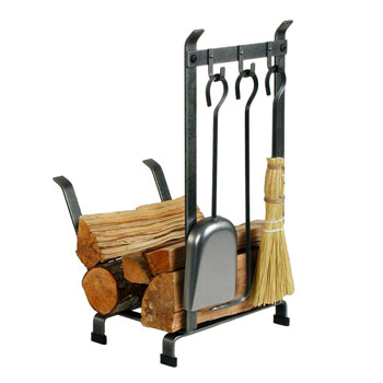 Log Rack with Tools (Country Home)