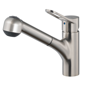 Brushed Nickel Ayr Pull Out Faucet