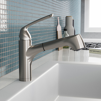Brushed Nickel Calia Pull Out Faucet