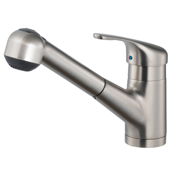Brushed Nickel Reya Pull Out Faucet