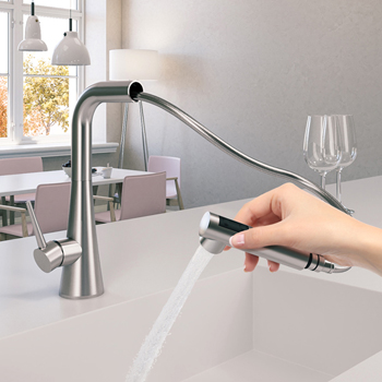 Polished Chrome Soma Pull Out Faucet