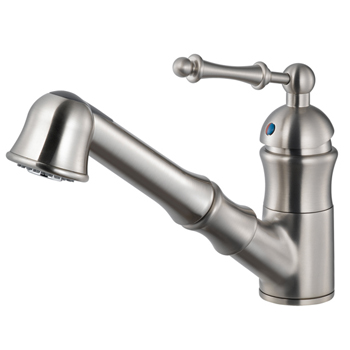 Brushed Nickel Squire Pull Out Faucet
