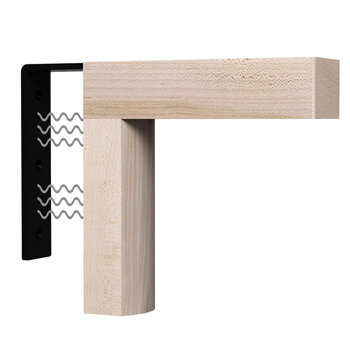 Federal Brace Magnetic Click Corbel in Maple, Carry Capacity: 375 lbs, Wiltshire Magnetic View