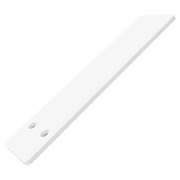 Federal Brace Liberty Countertop Support Plate Flat White, 3" W x 8" D, 1/4" Thickness
