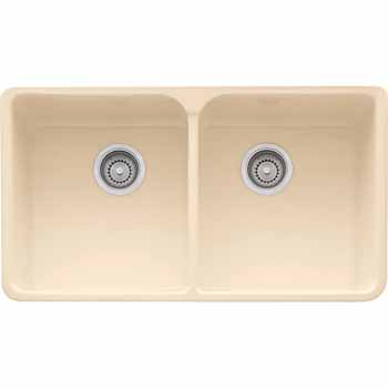 Fireclay Apron Front Double Bowl Sink
