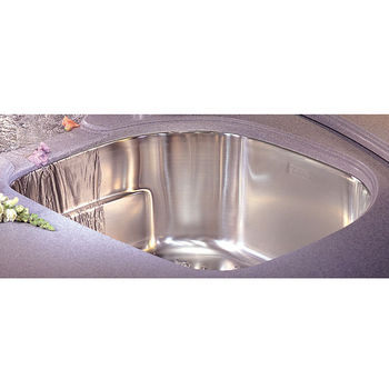 Franke Prestige Stainless Steel Single Bowl Undermount Sink, 9-1/16" h