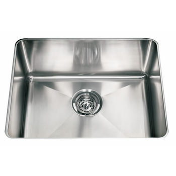 Franke Professional Series Single Bowl Undermount Sink,16 Gauge, Stainless Steel, 23-13/16" W x 18-1/8" D
