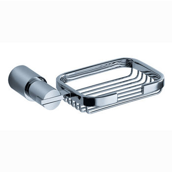 Fresca Magnifico Wall Mounted Soap Basket in Chrome, Dimensions: 6-3/8" W x 4-3/8" D x 1-3/8" H
