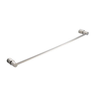 Fresca Magnifico Wall Mounted 24" Towel Bar in Brushed Nickel, Dimensions: 24-7/8" W x 3" D x 1-1/4" H
