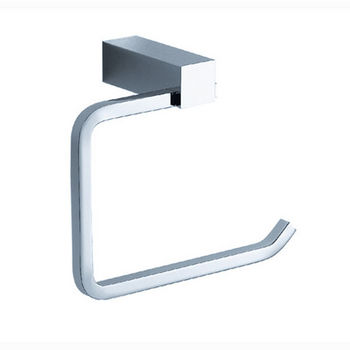 Fresca Ottimo Wall Mounted Toilet Paper Holder in Chrome, Dimensions: 5-3/4" W x 2-1/2" D x 4-1/2" H