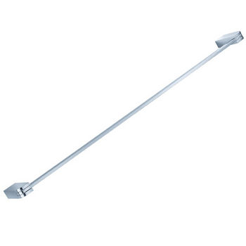 Fresca Solido Wall Mounted 23" Towel Bar in Chrome, Dimensions: 23-5/8" W x 2-3/4" D x 1" H