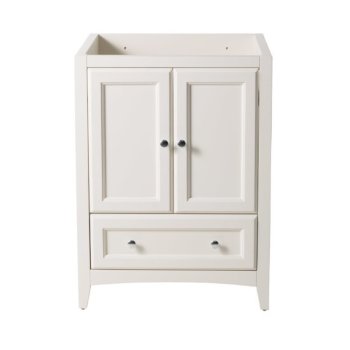 Fresca Oxford 24" Antique White Traditional Vanity Base Cabinet, 23-5/8" W x 20" D x 34" H