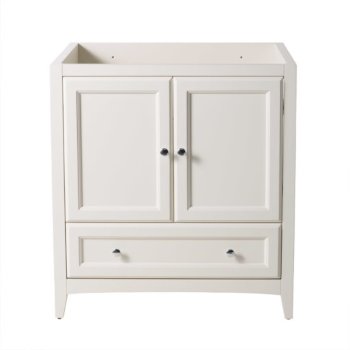 Fresca Oxford 30" Antique White Traditional Vanity Base Cabinet, 29-1/2" W x 20" D x 34" H