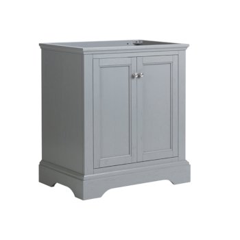 Fresca Windsor 30" Gray Textured Traditional Bathroom Cabinet, 29-7/8" W x 20-5/16" D x 33-1/2" H