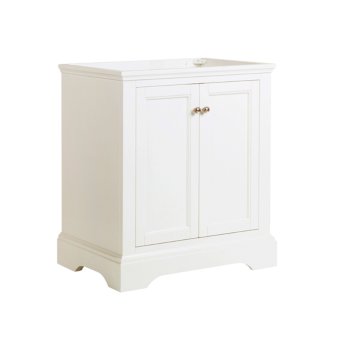 Fresca Windsor 30" Matte White Traditional Bathroom Cabinet, 29-7/8" W x 20-5/16" D x 33-1/2" H