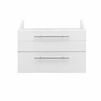 24" White Base Cabinet Only Front View