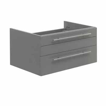 30" Gray Base Cabinet Only