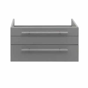 30" Gray Base Cabinet Only Front View
