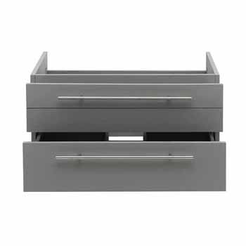 30" Gray Base Only Opened Drawer View