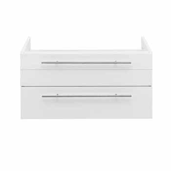 30" White Base Cabinet Only Front View