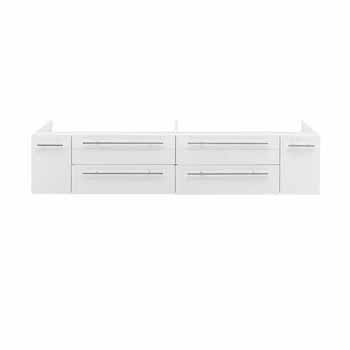 72" White Cabinet Only Front View