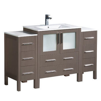 Gray Oak  (Cabinets w/ Integrated Sink)