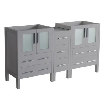 60" Gray Vanity Cabinets