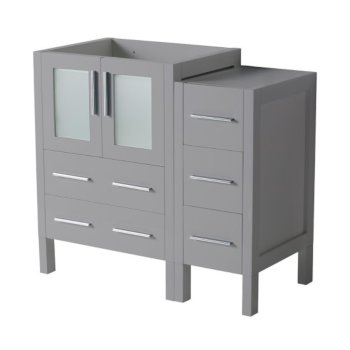 36" Gray Vanity Cabinets