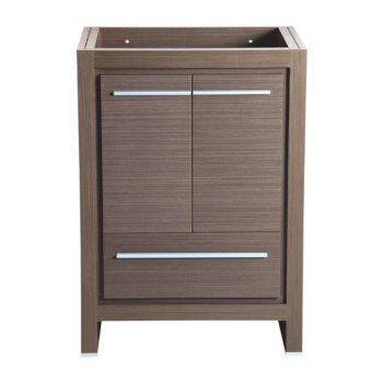 Fresca Allier 24" Gray Oak Modern Vanity Base Cabinet, 23-1/2" W x 18" D x 32-7/8" H