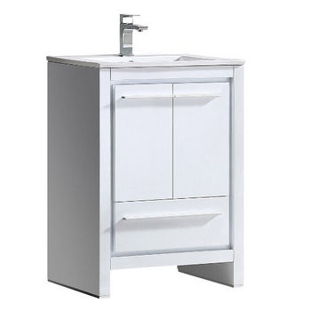 White - White Background (Cabinet w/ Counter & Sink Only)